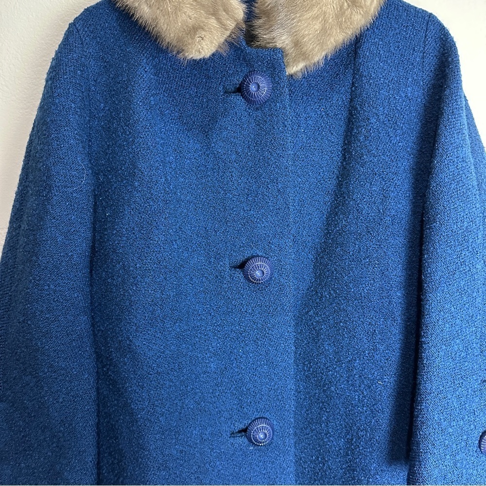 ILGWU Union Made Vintage Coat Blue Womens - Picture 9 of 9